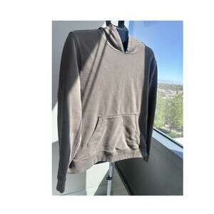 Jason Scott Brown Pullover Hoodie Pima Cotton Fleece Hooded Pockets Size L